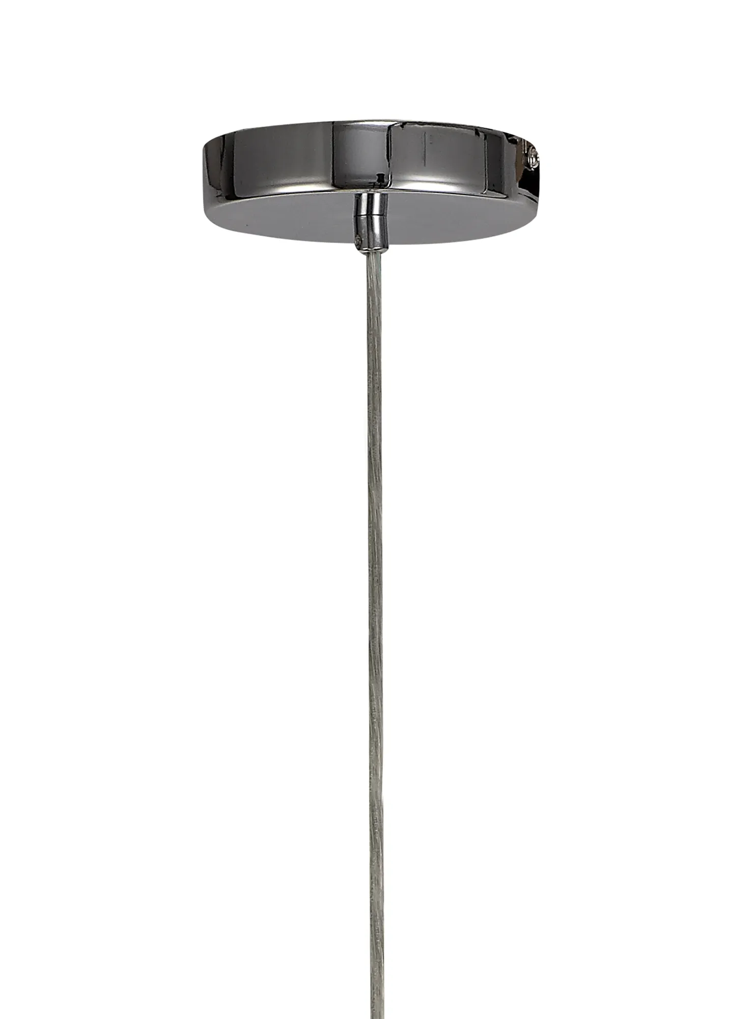 Baymont 50cm 5 Light Pendant Polished Chrome, Silver Leaf, Frosted Diffuser DK0820  Deco Baymont CH SL
